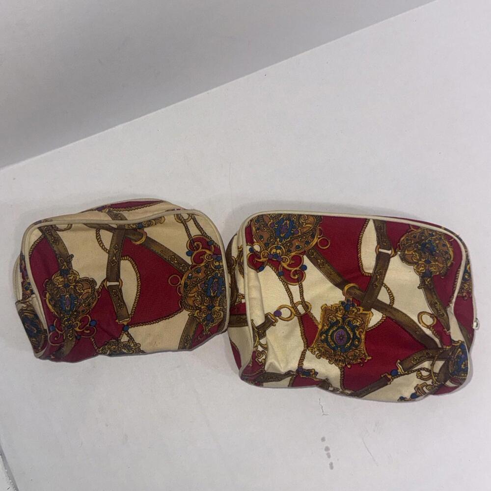 Vintage‎ 1993 Revlon Equestrian Designer Travel Makeup Cosmetics Regal Bag Set - Picture 2 of 14